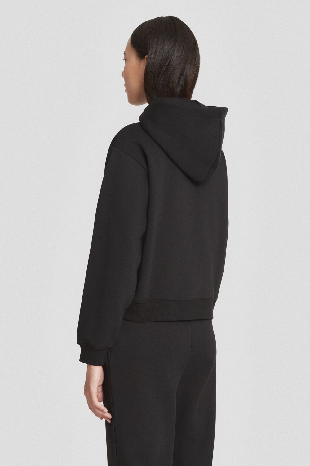 ciesse-outdoor-felpa-kapuzenjacke-schwarz-zip-baumwolle image 4
