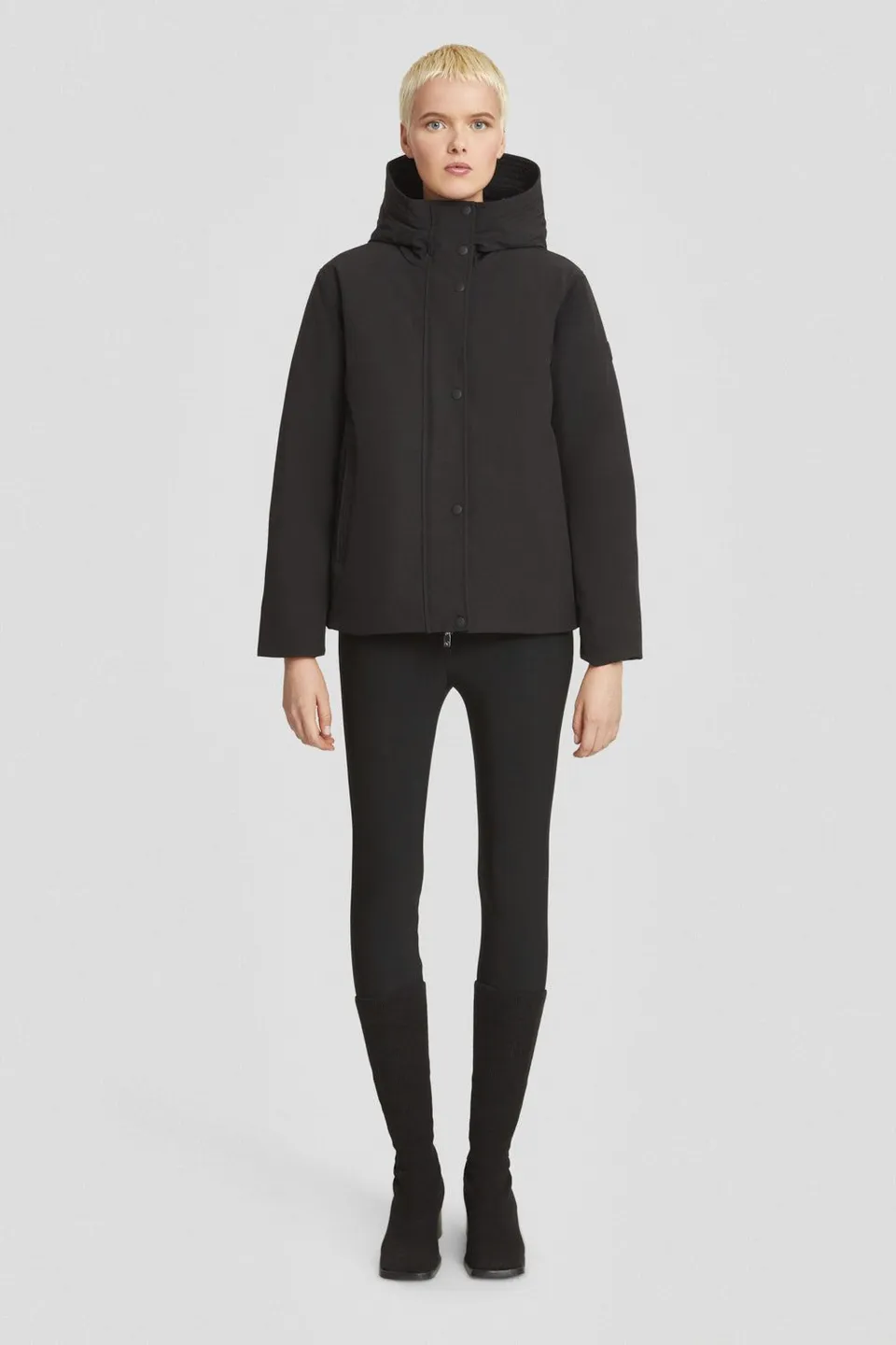ciesse-outdoor-softshelljacke-schwarz-wattiert-boxy image 1