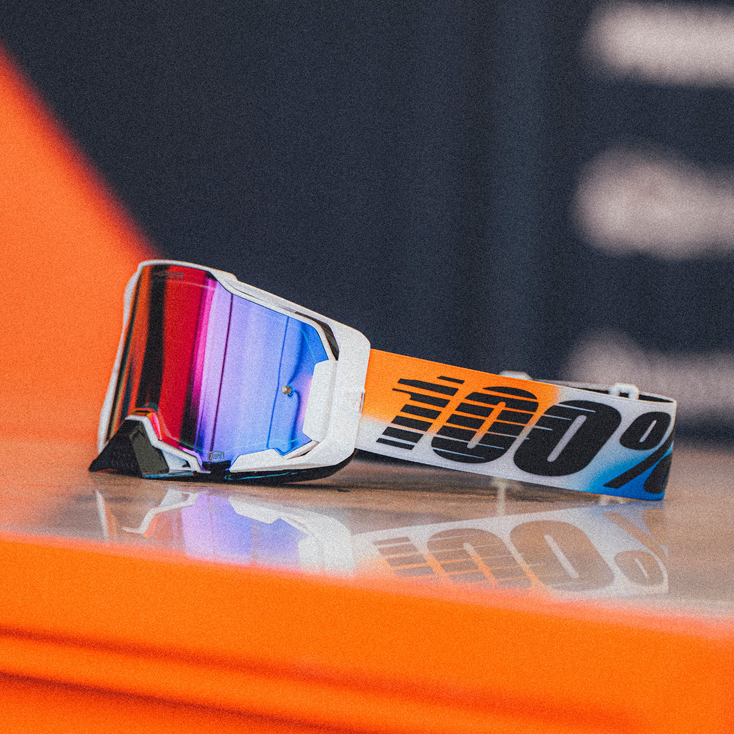 100percent-armega-united-hiper-brille-rot-blau-verspiegelt image 2