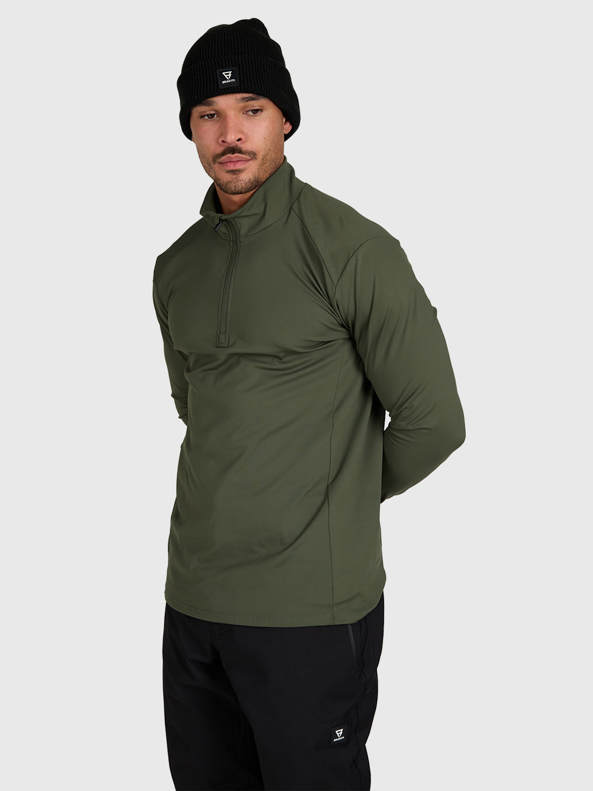 brunotti-mano-herren-snow-fleece-deep-green-polyester image 3