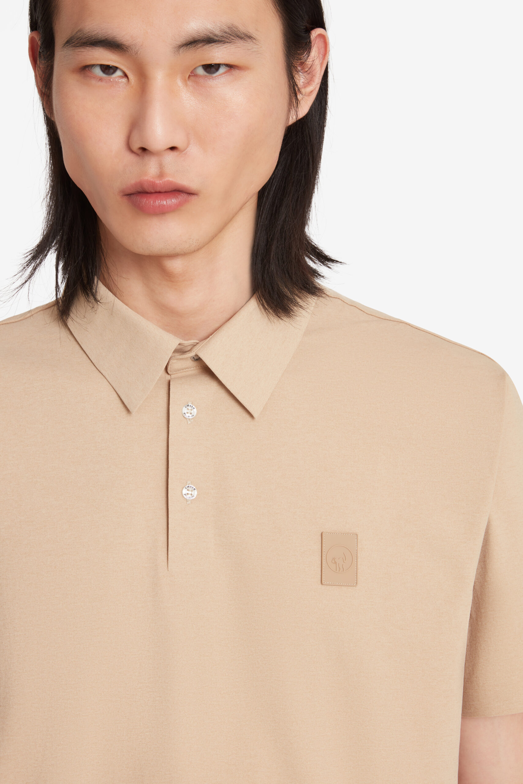 ciesse-damien-polohemd-beige-technisch-herren image 3