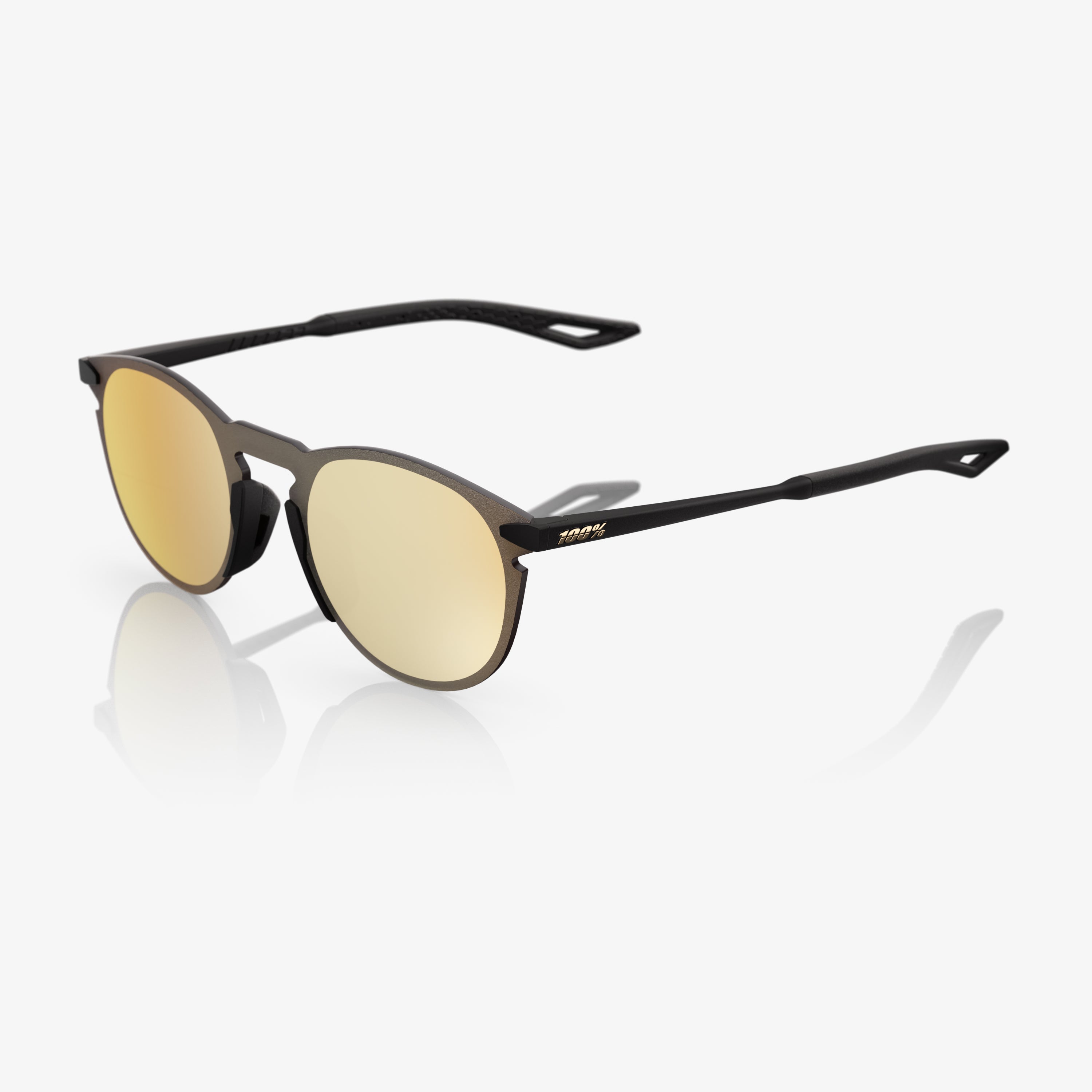 100percent-legere-round-sonnenbrille-black-gold-mirror-hiper image 1