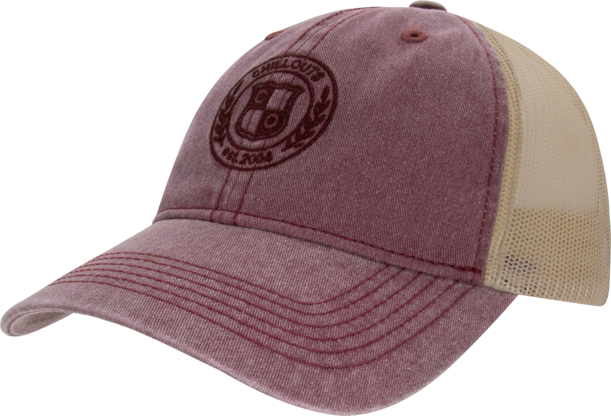 chillouts-milton-hat-baseballkappe-bordeaux-vintage image 1