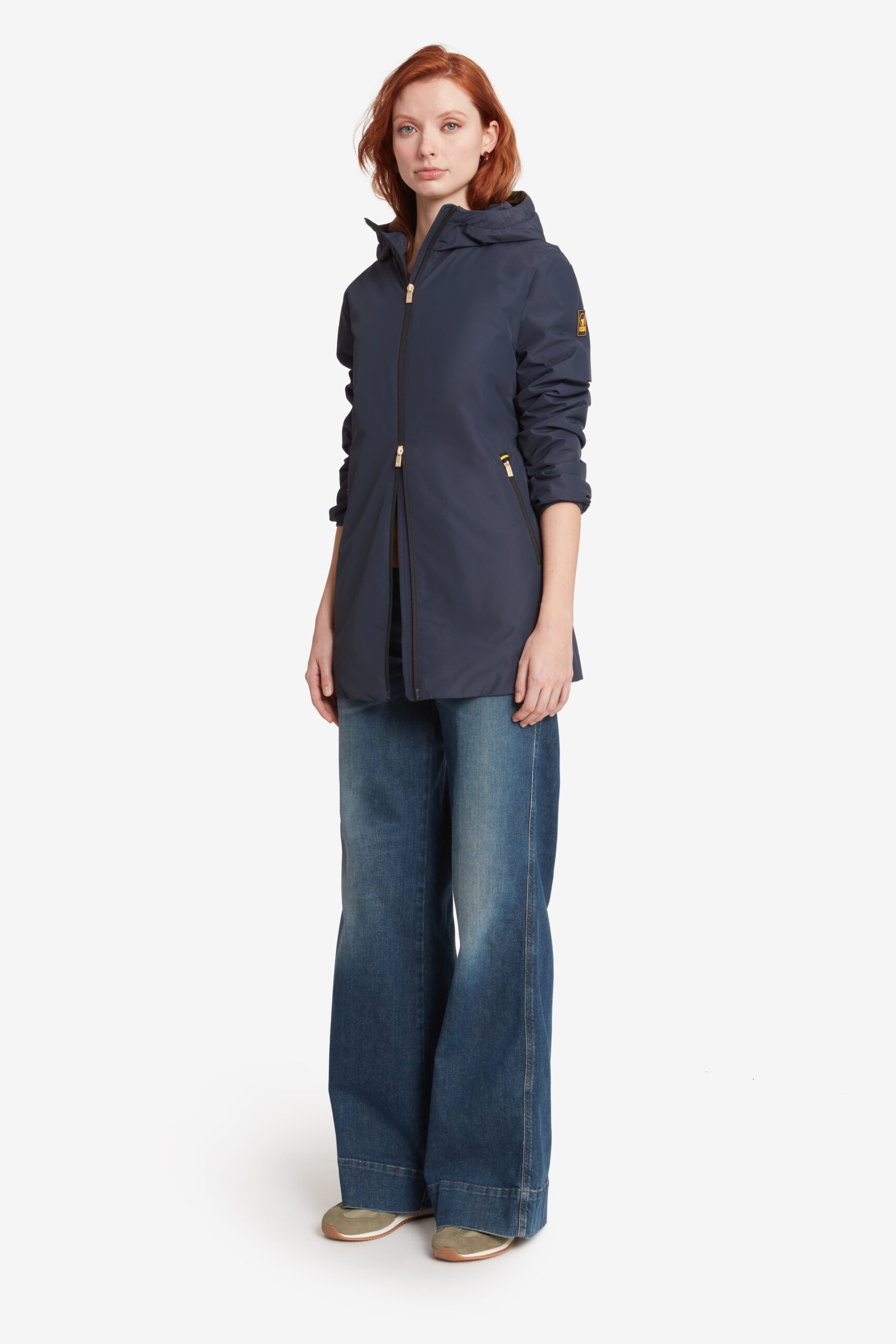 ciesse-karuna-bergangsjacke-damen-dunkelblau-mit-kapuze image 2