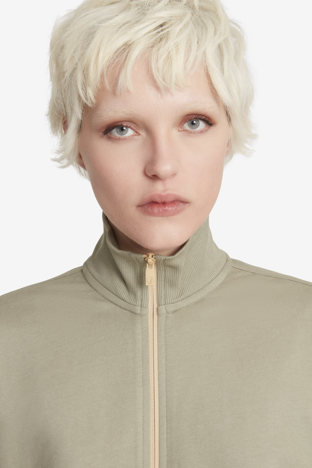 ciesse-outdoor-raquel-sweatshirt-gr-n-baumwolle-hoher-kragen image 3
