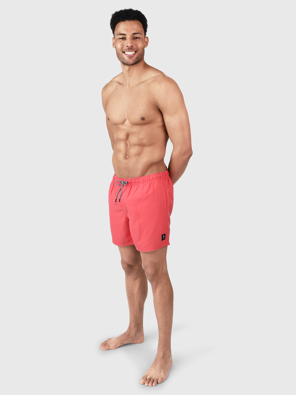 brunotti-hester-herren-badeshorts-rot-mesh image 5