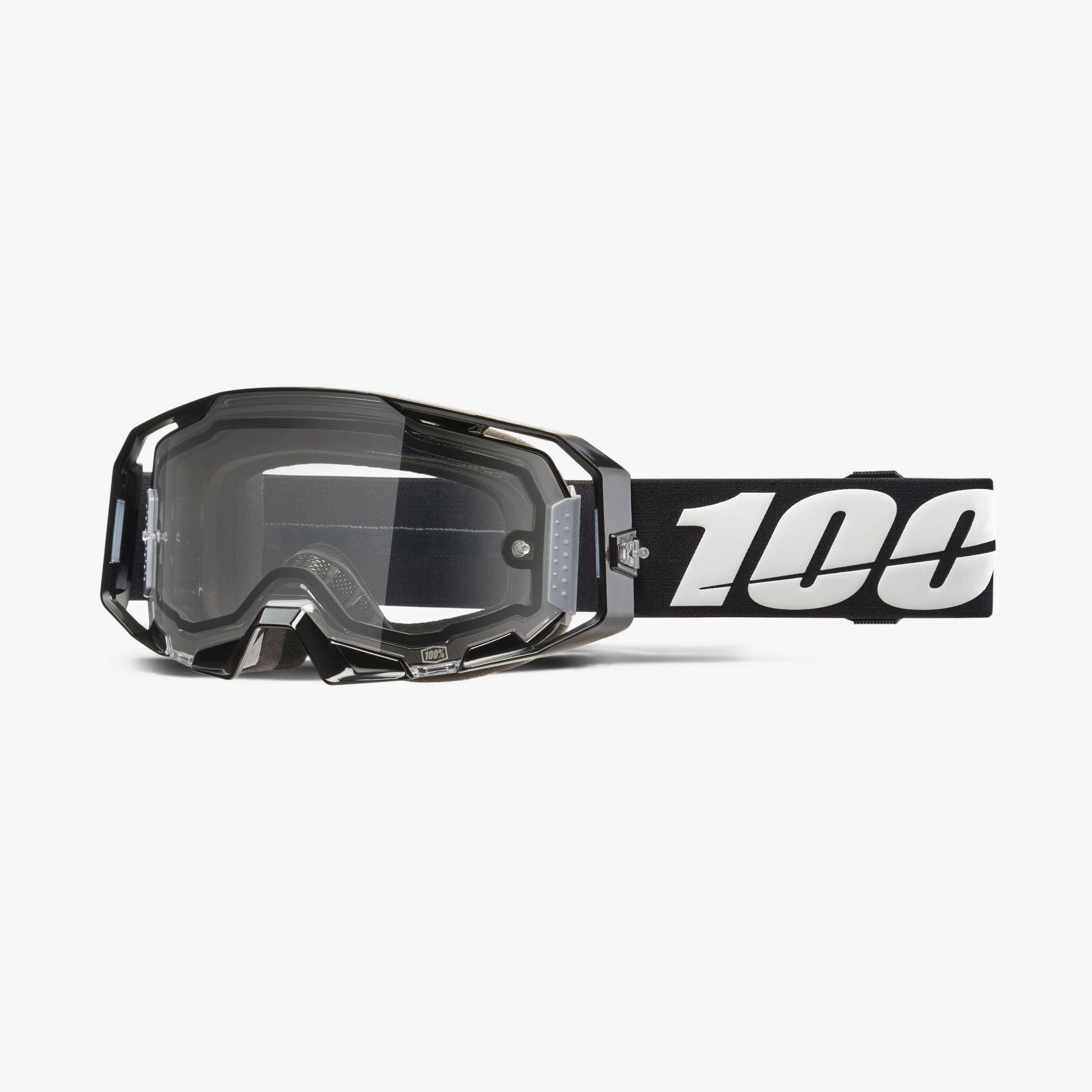 100-armatic-enduro-moto-goggle-black-clear image 1