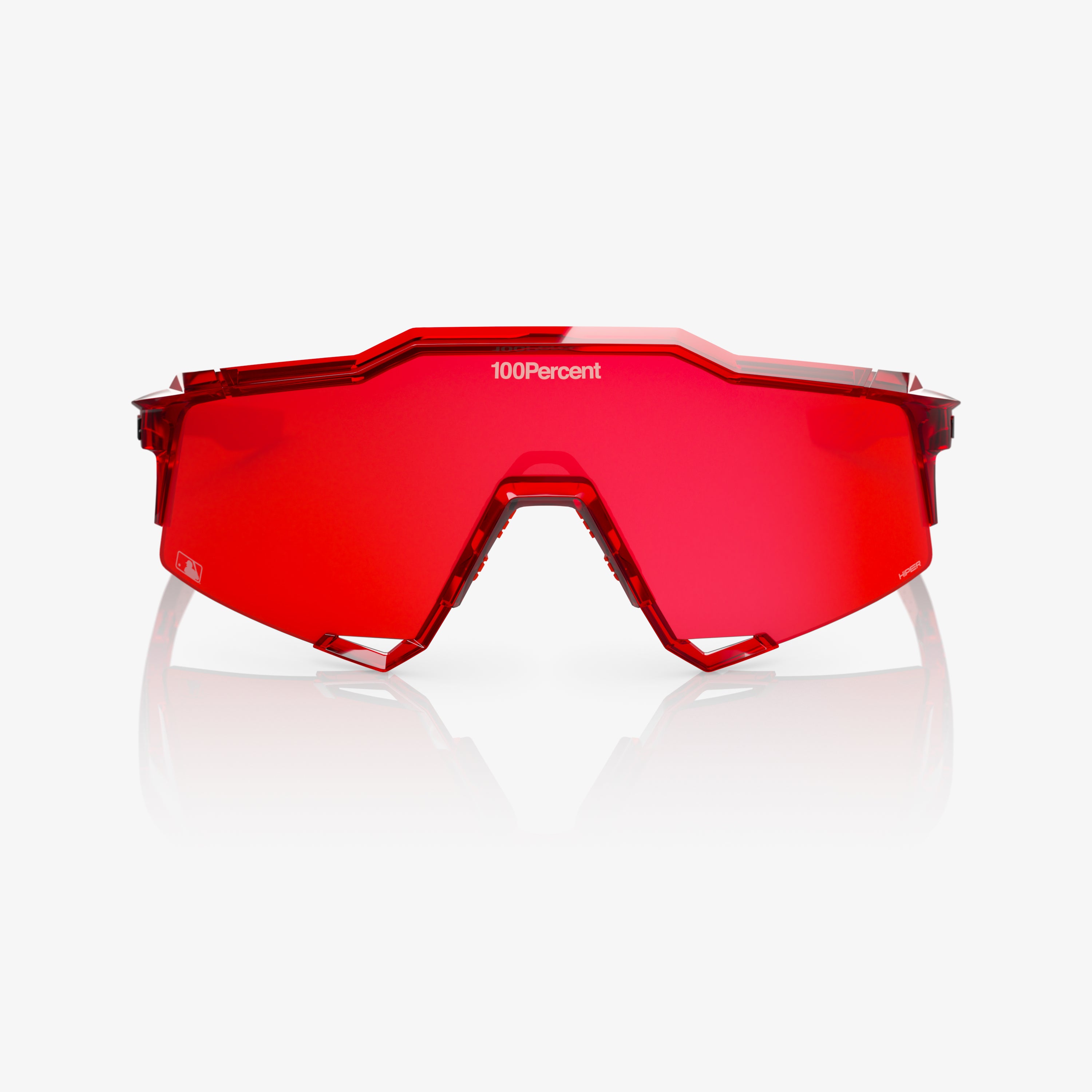 100percent-speedcraft-mlb-sonnenbrille-translucent-red-hiper image 2