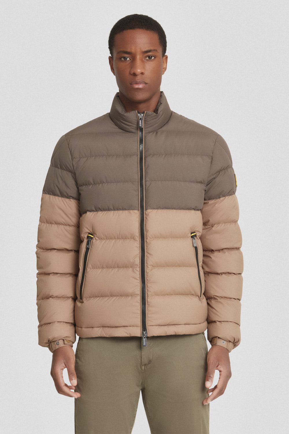 ciesse-piumini-daunenjacke-braun-bicolor-kurz-800-fill image 2