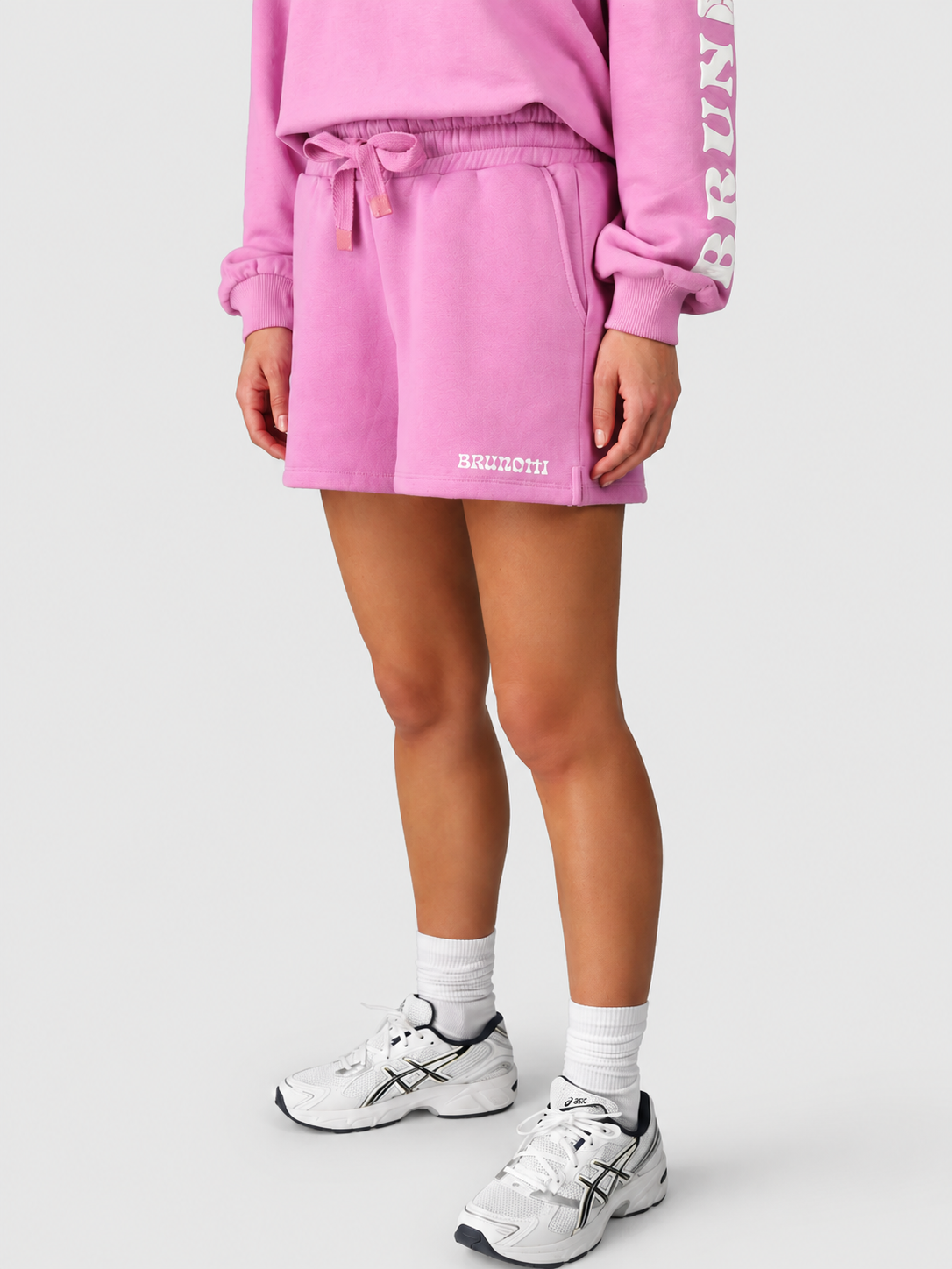 brunotti-milly-damen-sweatshorts-violet-elastikbund image 1