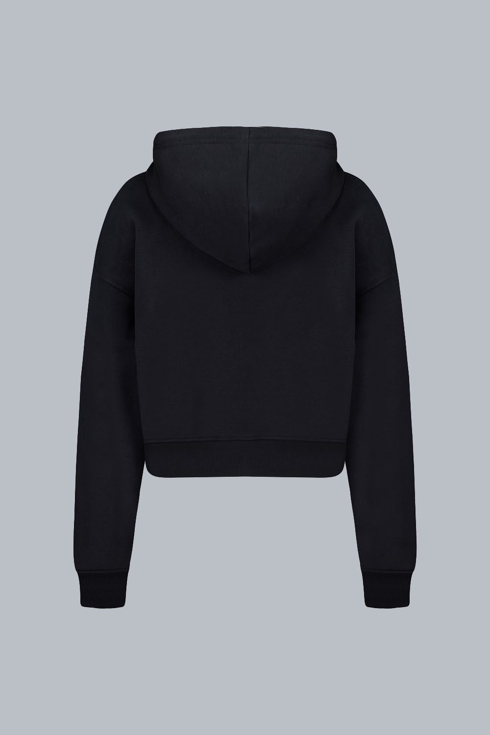 ciesse-outdoor-samar-hoodie-schwarz-crop-kapuze-baumwolle image 2