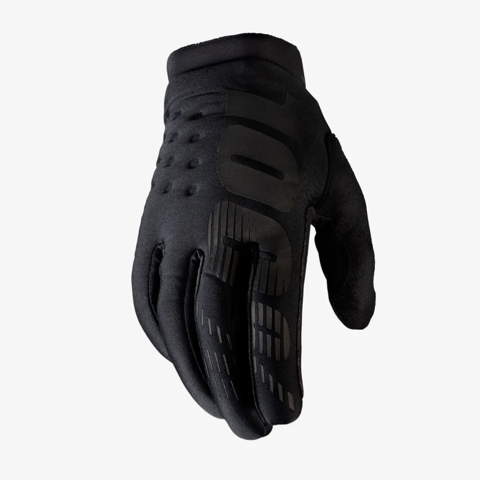 100-brisker-damen-handschuhe-schwarz-grau-m image 1