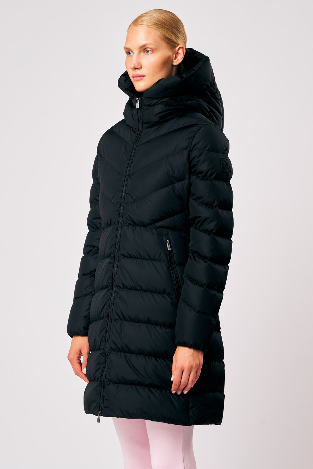 ciesse-outdoor-rebecca-daunenmantel-damen-schwarz-lang image 1