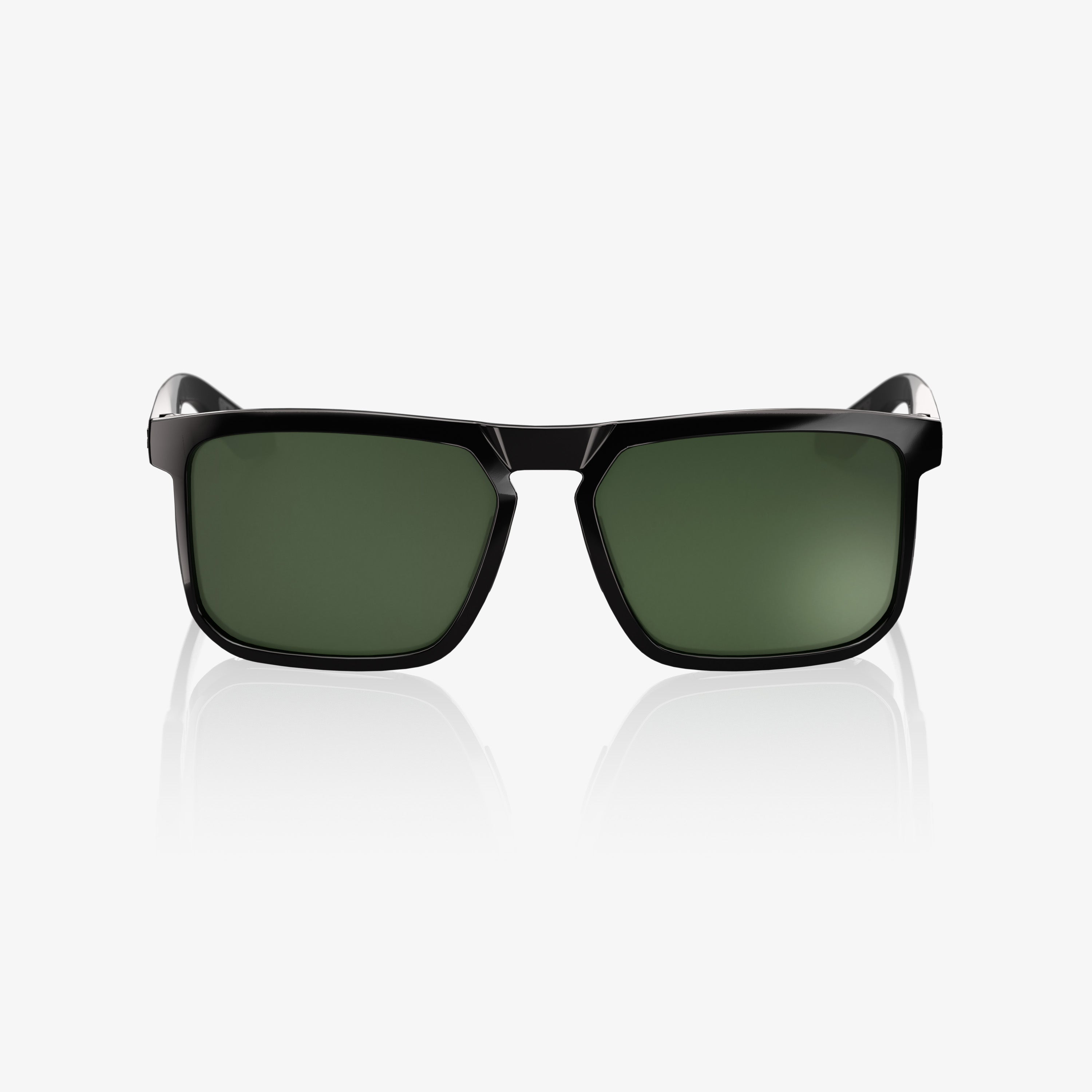 100-renshaw-sonnenbrille-polished-black-grey-green image 2