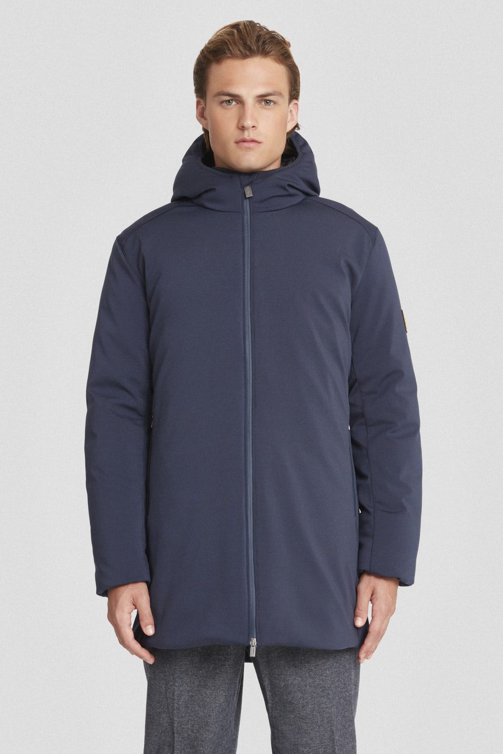 ciesse-outdoor-softshelljacke-lang-blau-wasserdicht-10k-kapuze image 2