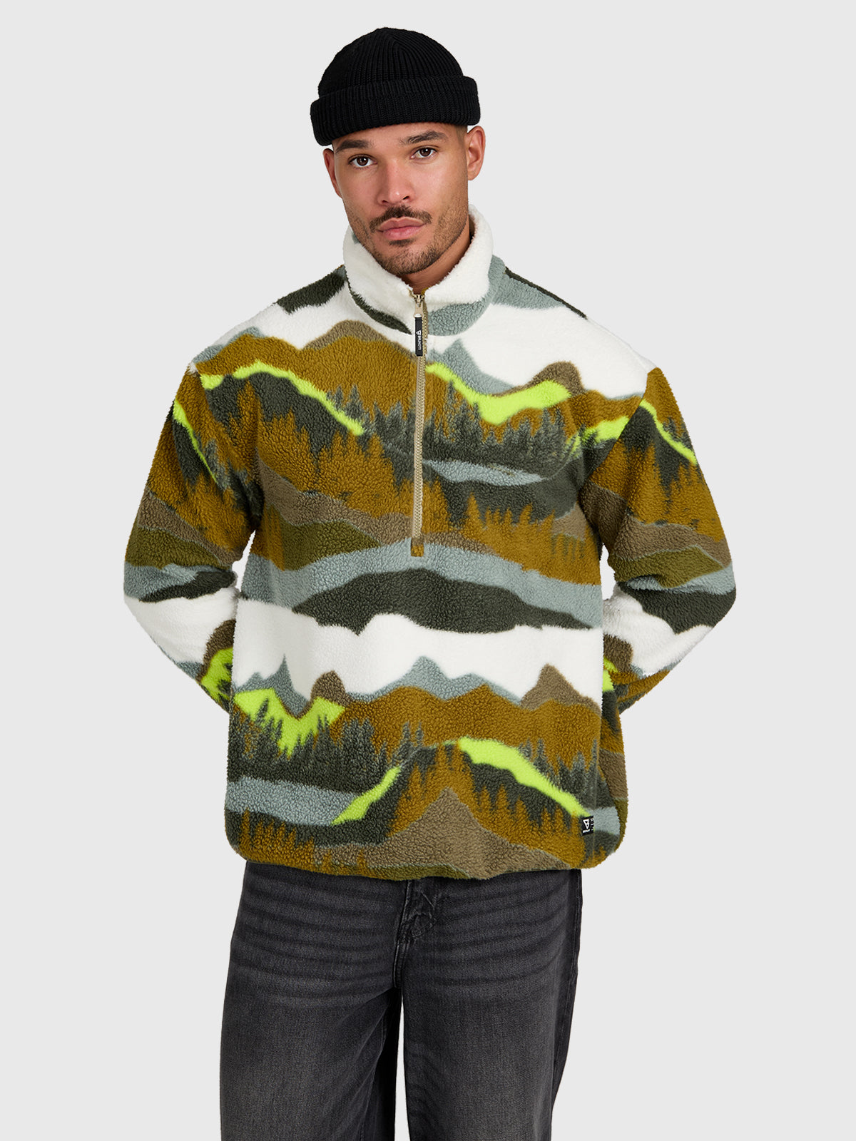 brunotti-reggio-herren-fleece-dusky-green-locker image 1