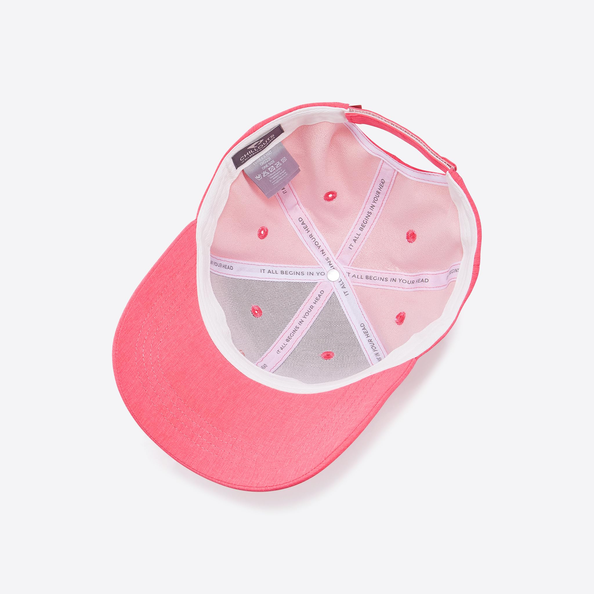 chillouts-eureka-hat-baseballkappe-rosa image 5