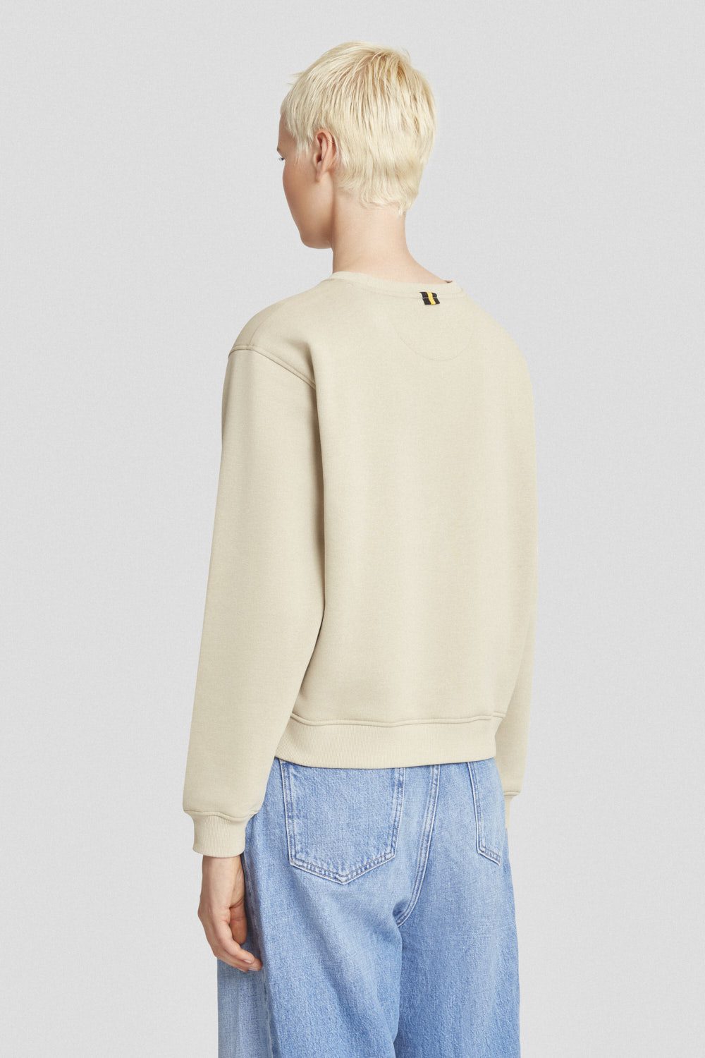 ciesse-outdoor-sweatshirt-beige-rundhals-baumwollmix image 4
