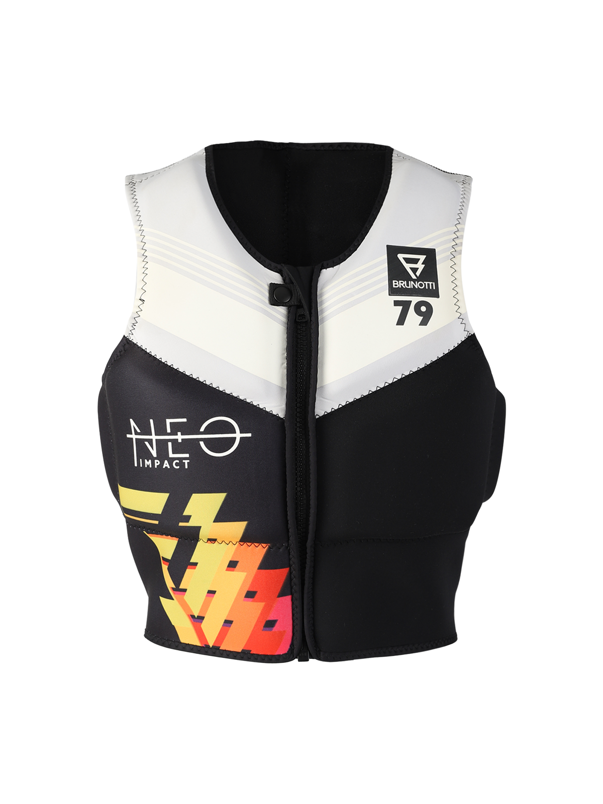brunotti-neo-kite-impact-vest-orange-prallschutzweste-m image 1