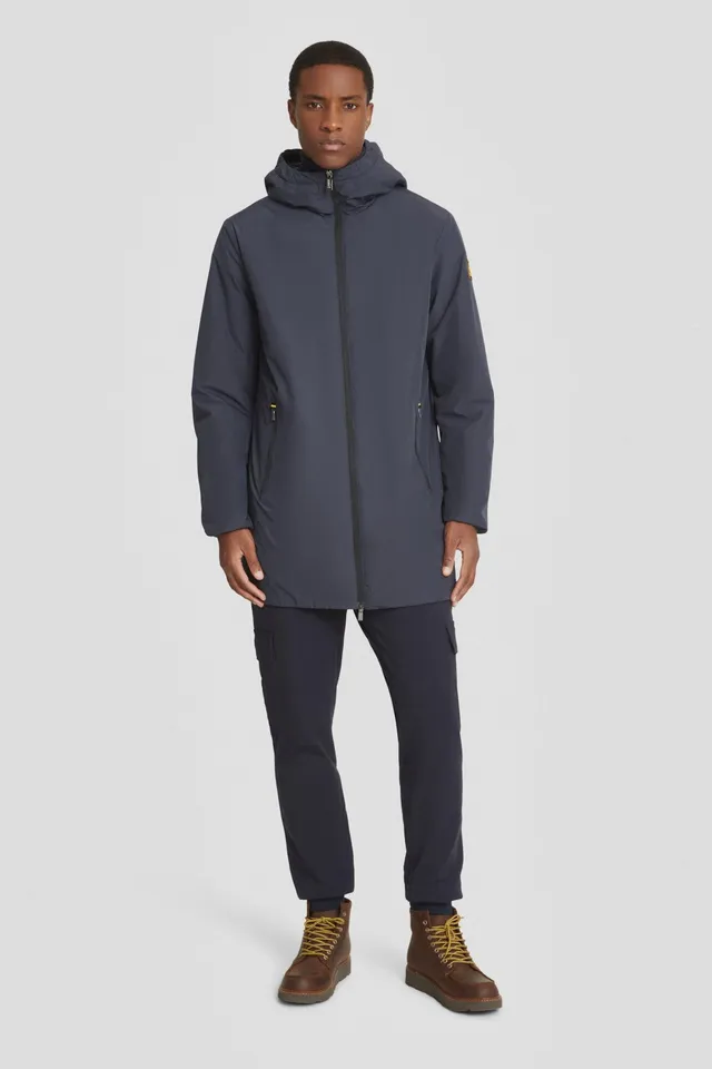 ciesse-winterjacke-blau-lang-mit-kapuze-steppjacke image 1