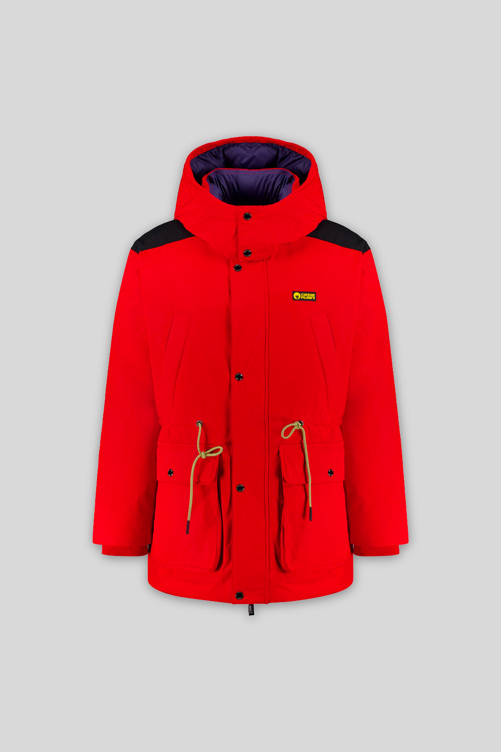 ciesse-outdoor-montana-parka-rot-kapuze-recycelt-daunen image 1