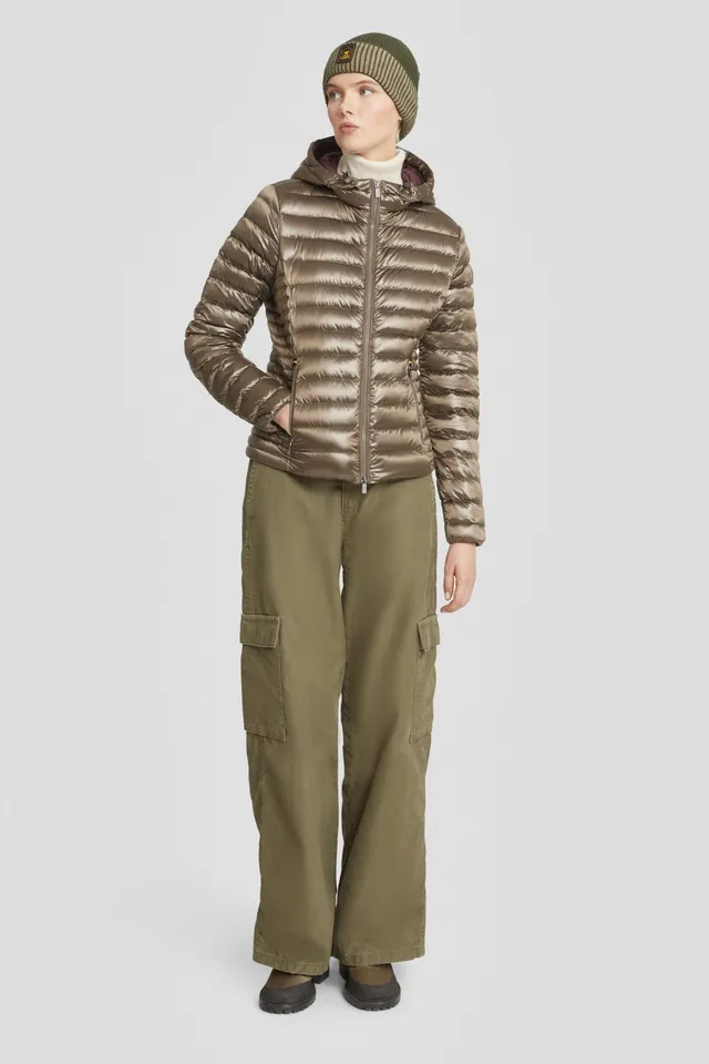 ciesse-outdoor-piumini-daunenjacke-beige-800fp-mit-kapuze image 1