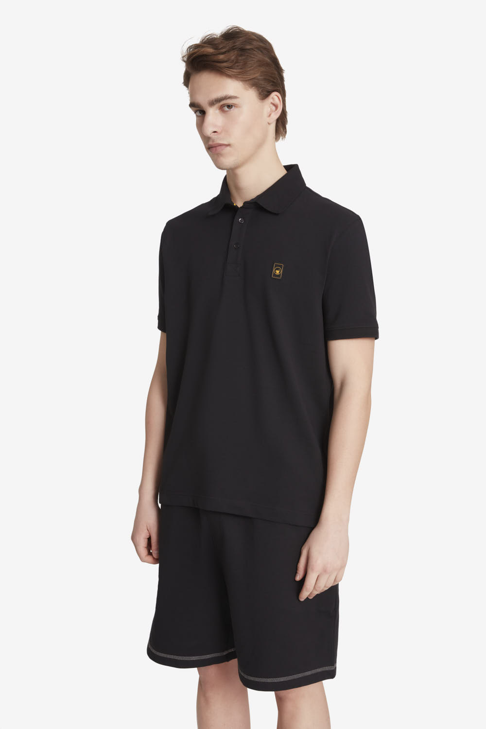 ciesse-piff-4-0-polo-schwarz-stretch-piqu image 2