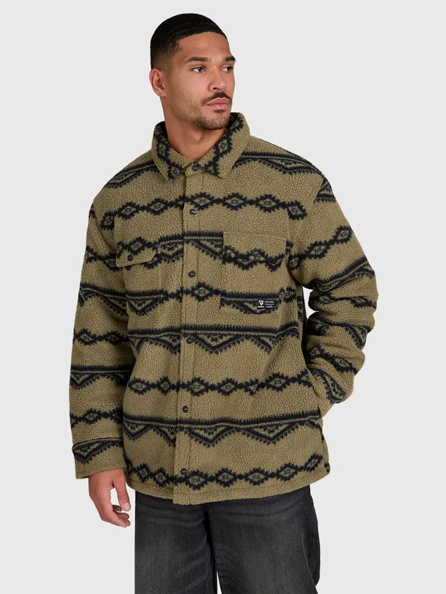 brunotti-kevionnet-fleecejacke-herren-dusky-green-polyester image 1