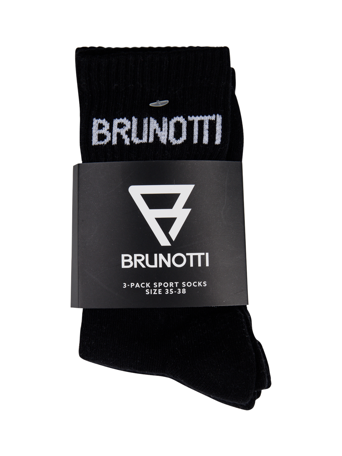 brunotti-3-pack-uni-sportsocken-schwarz-baumwolle image 2