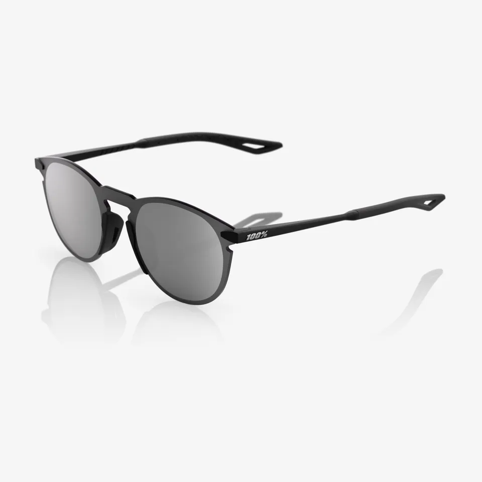 100-legere-round-sonnenbrille-schwarz-silber image 1