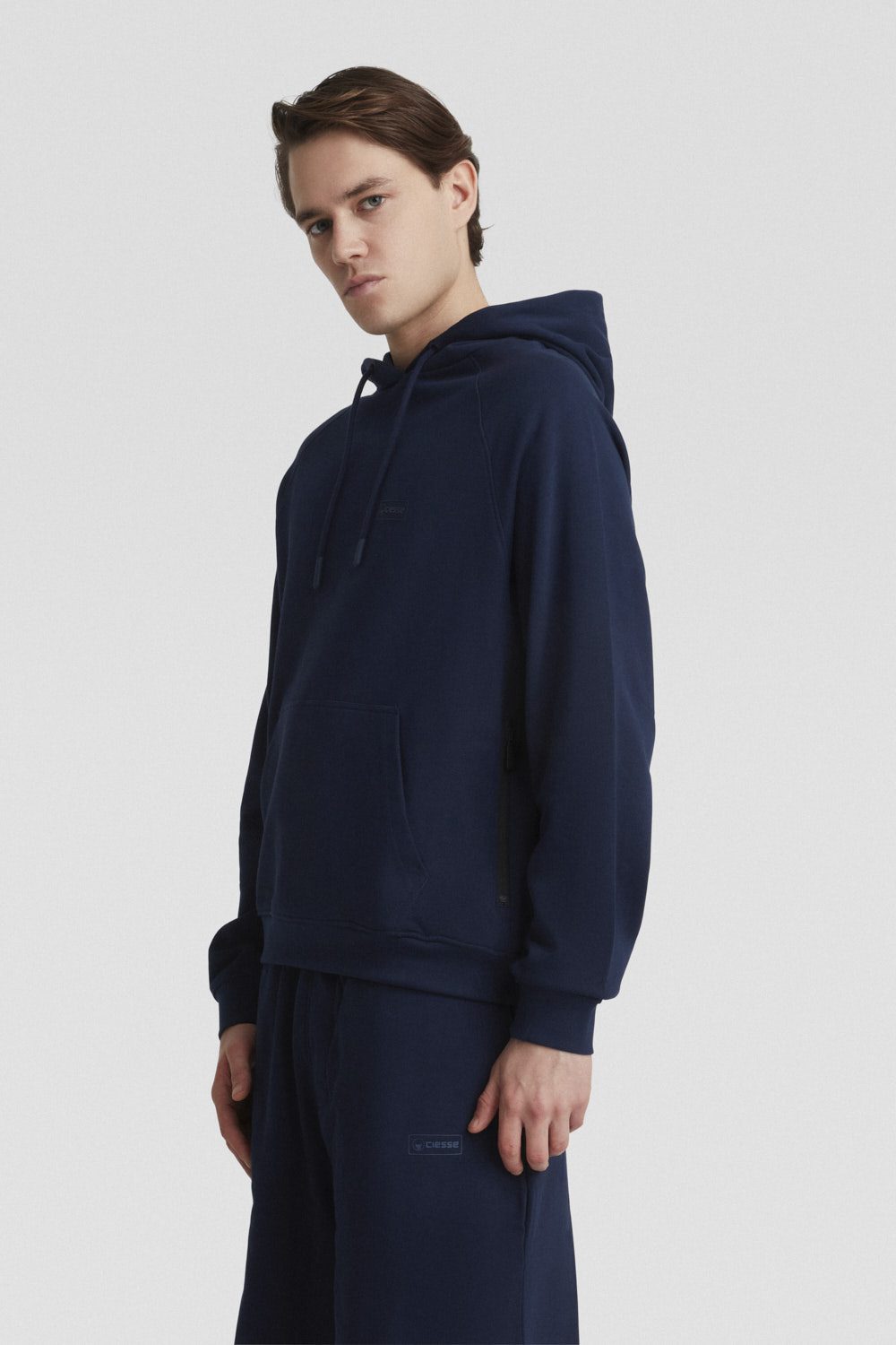 ciesse-outdoor-felpe-hoodie-blau-kapuze-baumwolle image 2