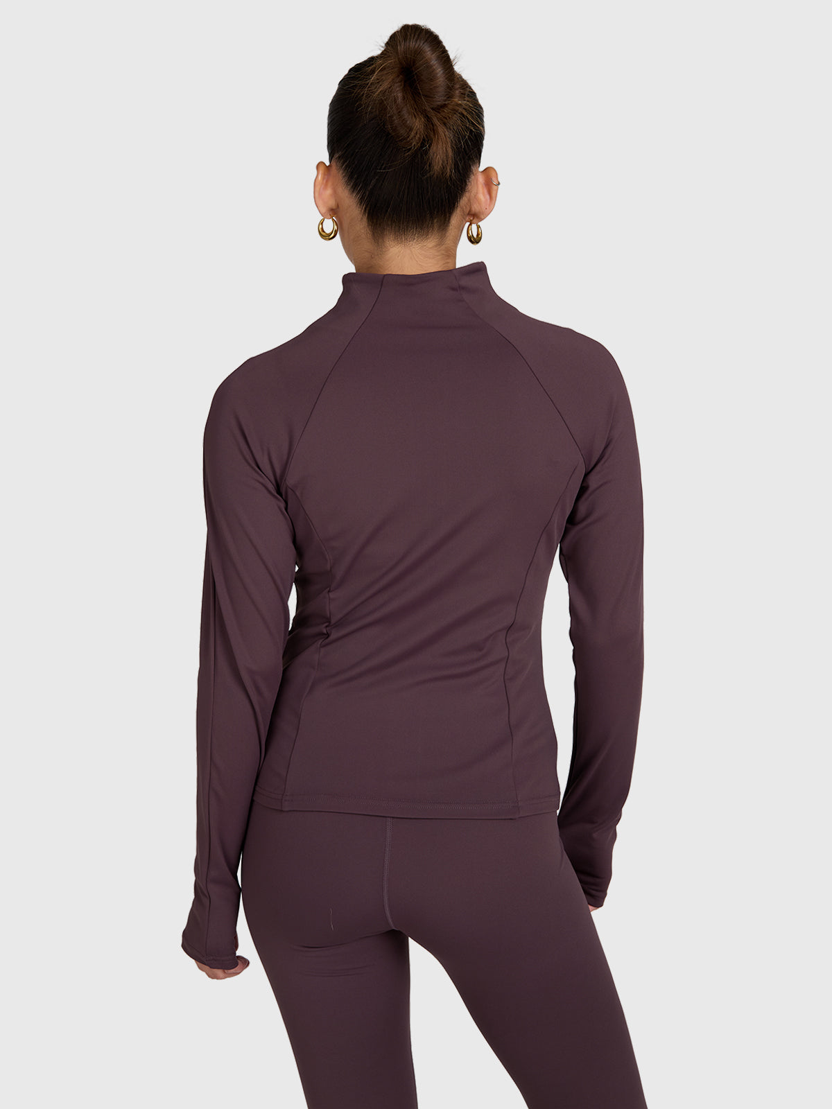brunotti-sanna-zip-snow-fleece-raisin-damen-skifleece image 2