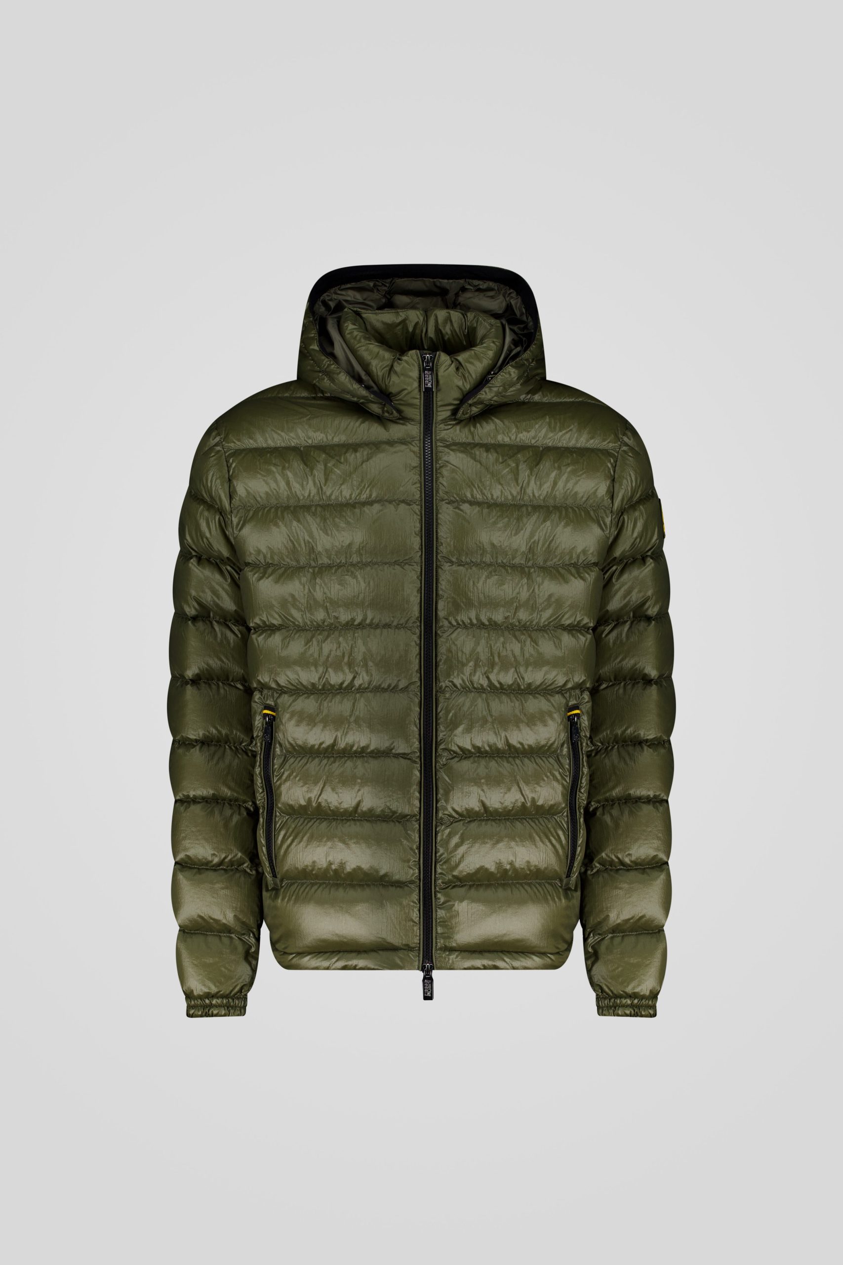 ciesse-outdoor-kurze-daunenjacke-gr-n-kapuze-abnehmbar image 5
