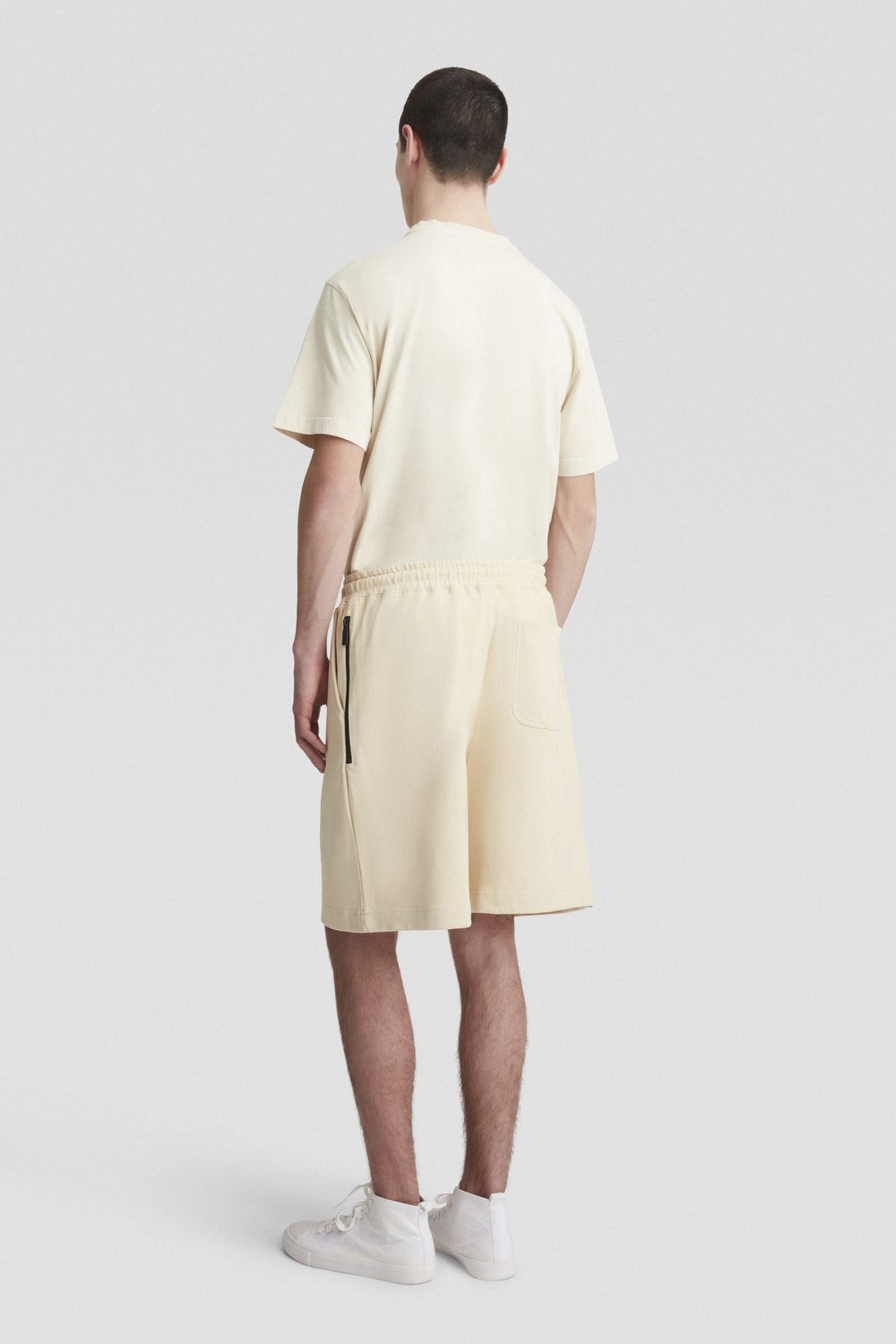 ciesse-outdoor-pantaloni-shorts-beige-baumwolle-kordelzug image 2