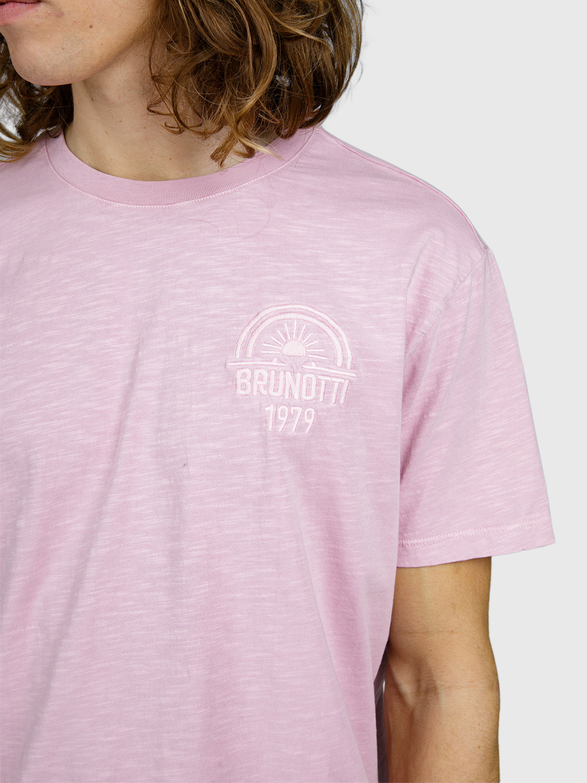 brunotti-mattey-herren-t-shirt-mauve-mist-baumwolle-stickerei image 6