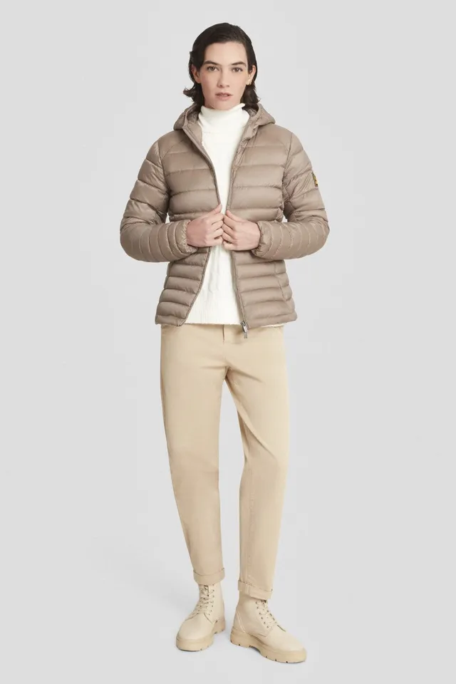 ciesse-outdoor-piumini-daunenjacke-kurz-braun-mit-kapuze image 1