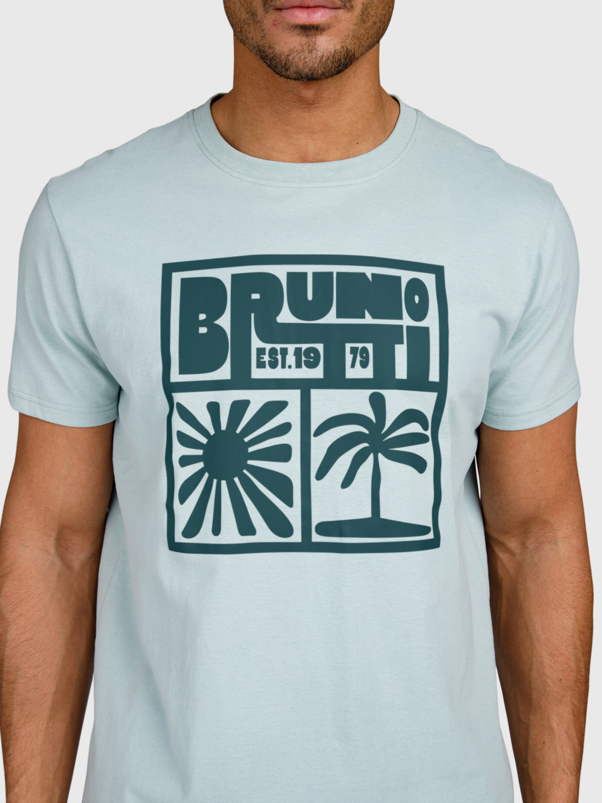 brunotti-leeway-t-shirt-herren-mist-baumwolle image 6