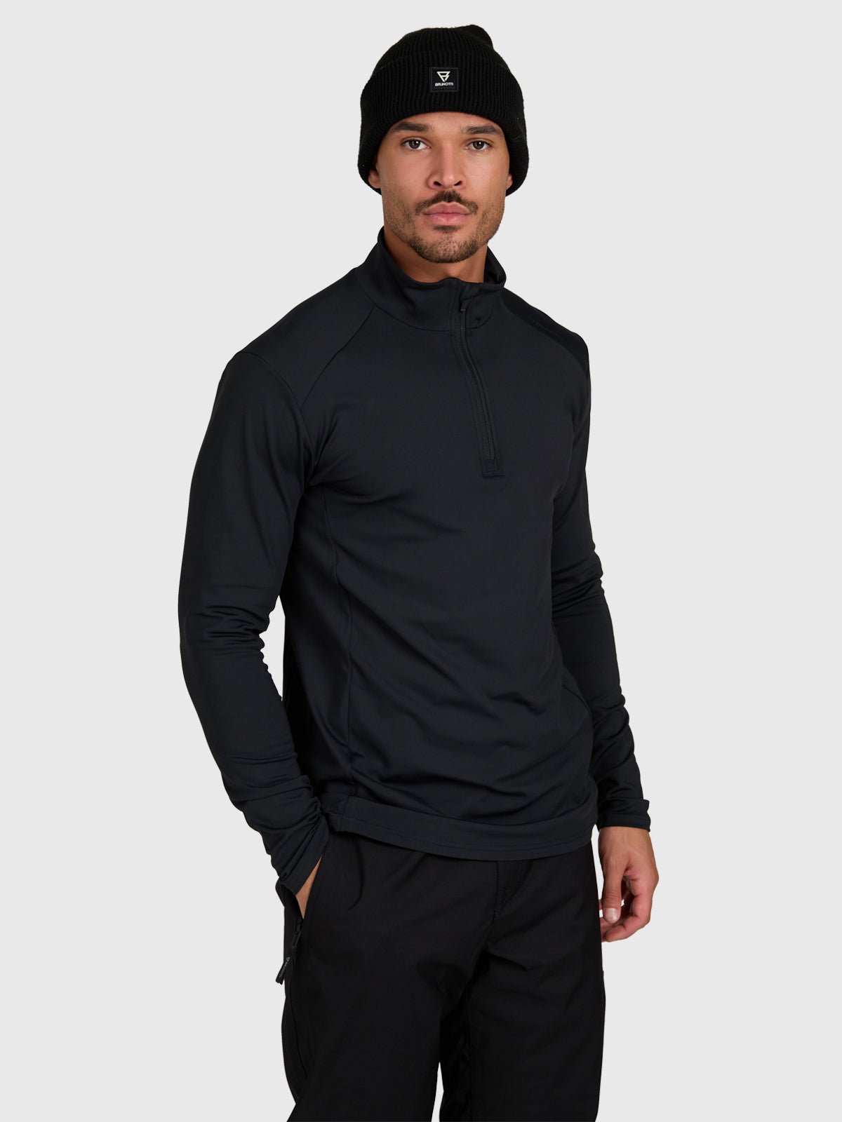 brunotti-mano-herren-fleece-schwarz-ski-midlayer image 4