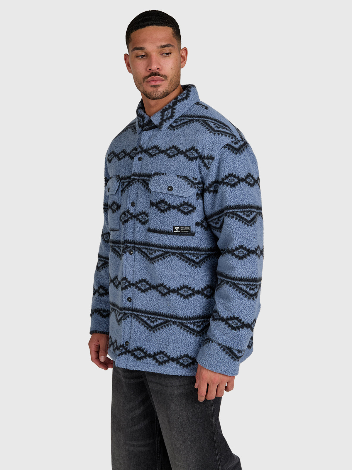 brunotti-kevionnet-fleecejacke-flint-stone-herren-loose-fit image 4
