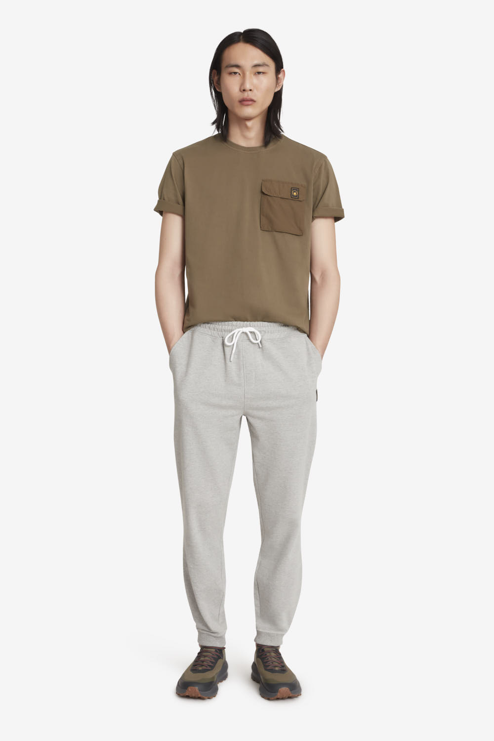 ciesse-outdoor-flax-4-0-hose-grau-melange-baumwolle-herren image 1