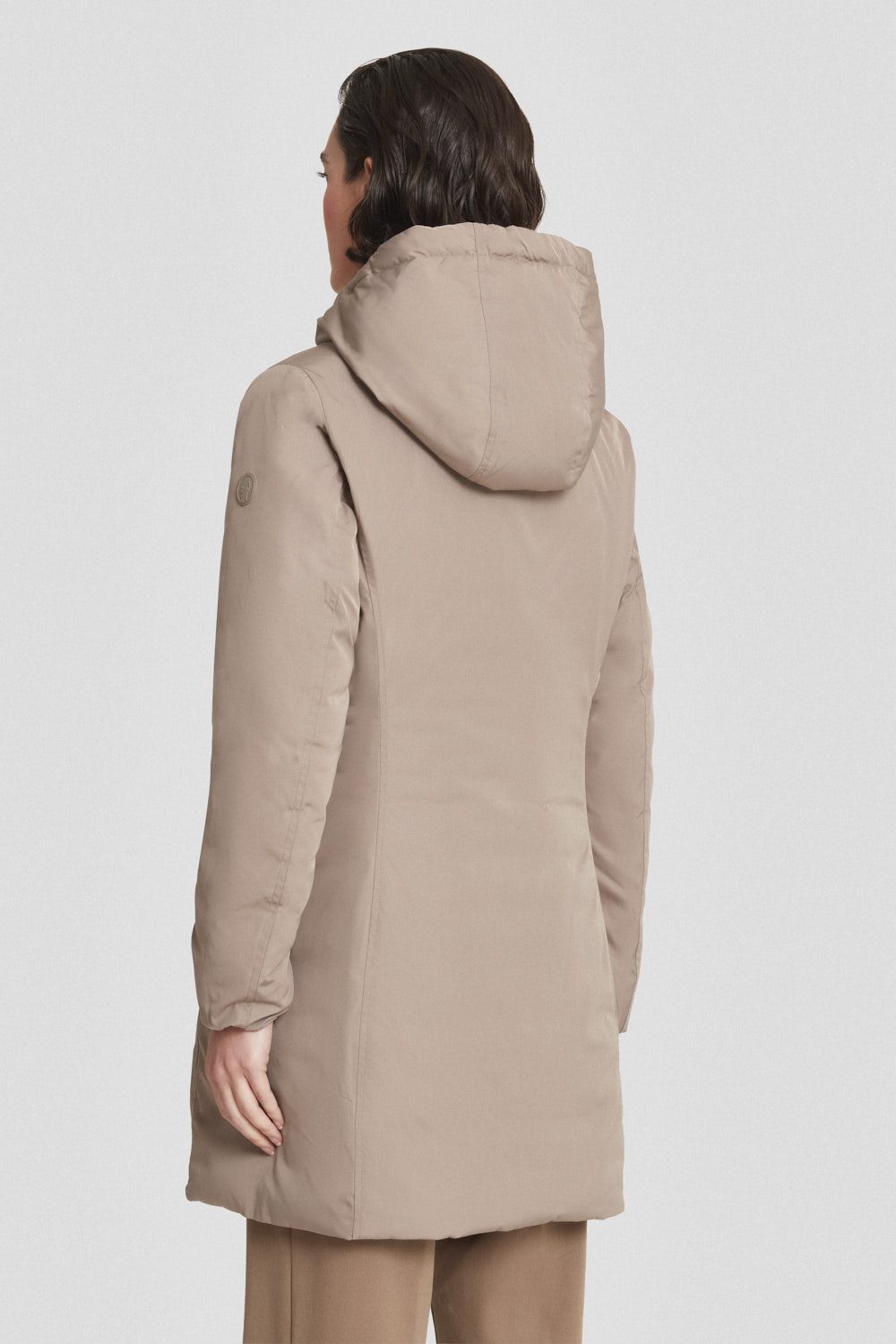 ciesse-outdoor-daunenjacke-braun-reversibel-lang-800-fill image 4