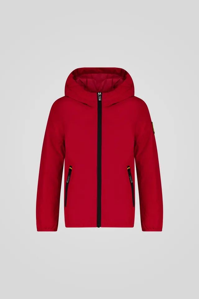 ciesse-outdoor-jacke-rot-mit-kapuze-leicht-wattiert-unisex image 1
