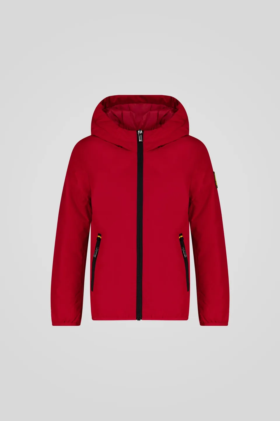 ciesse-outdoor-jacke-rot-mit-kapuze-leicht-wattiert-unisex image 1