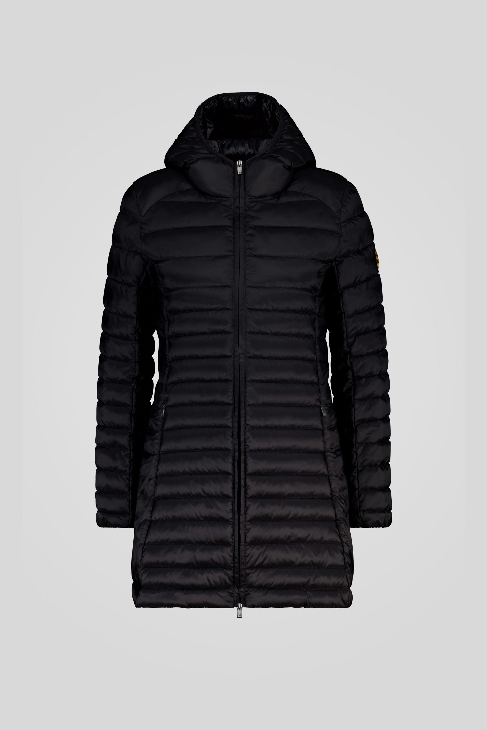 ciesse-piumini-daunenmantel-schwarz-lang-stepp-wasserfest image 5