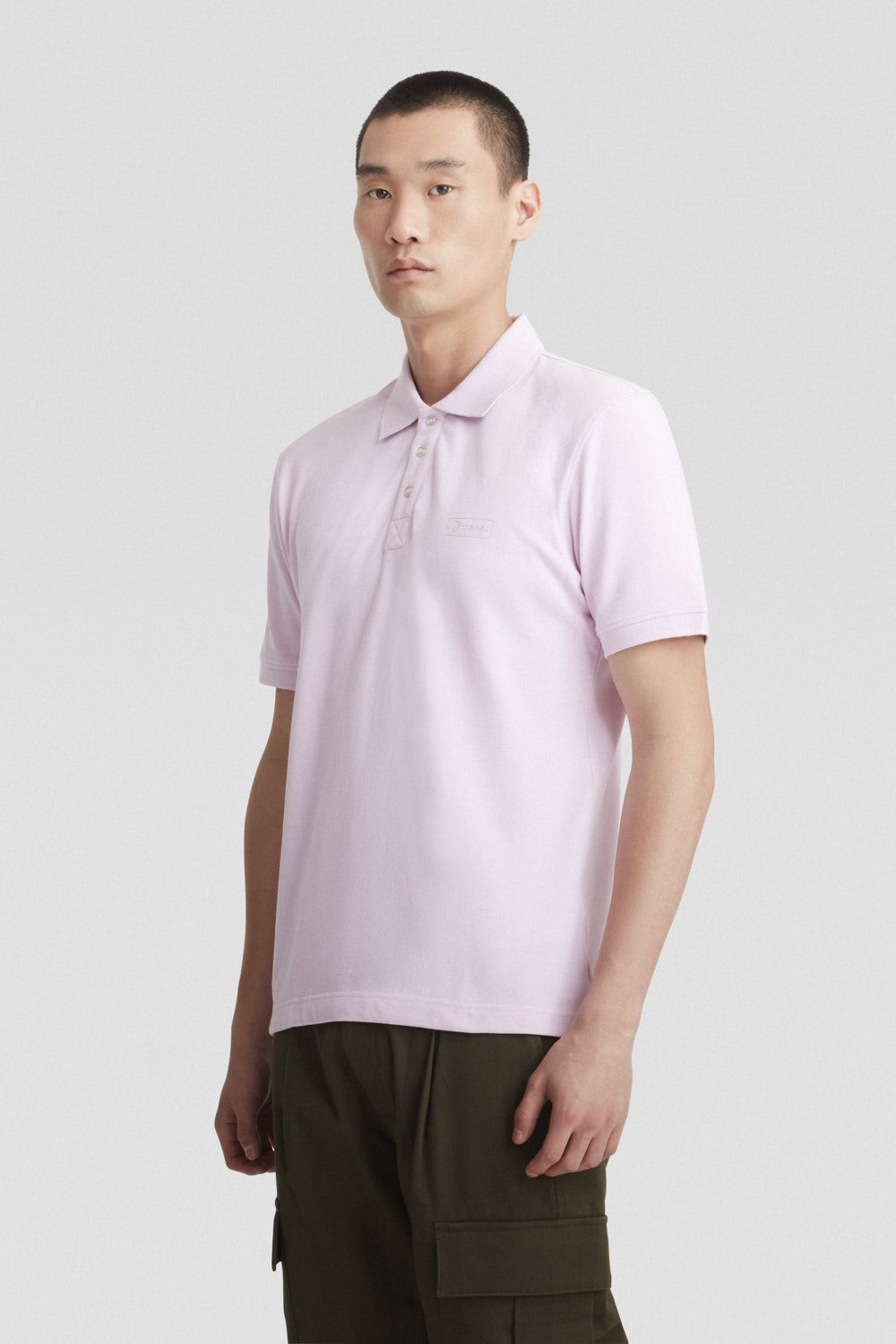 ciesse-polo-jersey-stretch-polohemd-lilla-baumwolle image 2