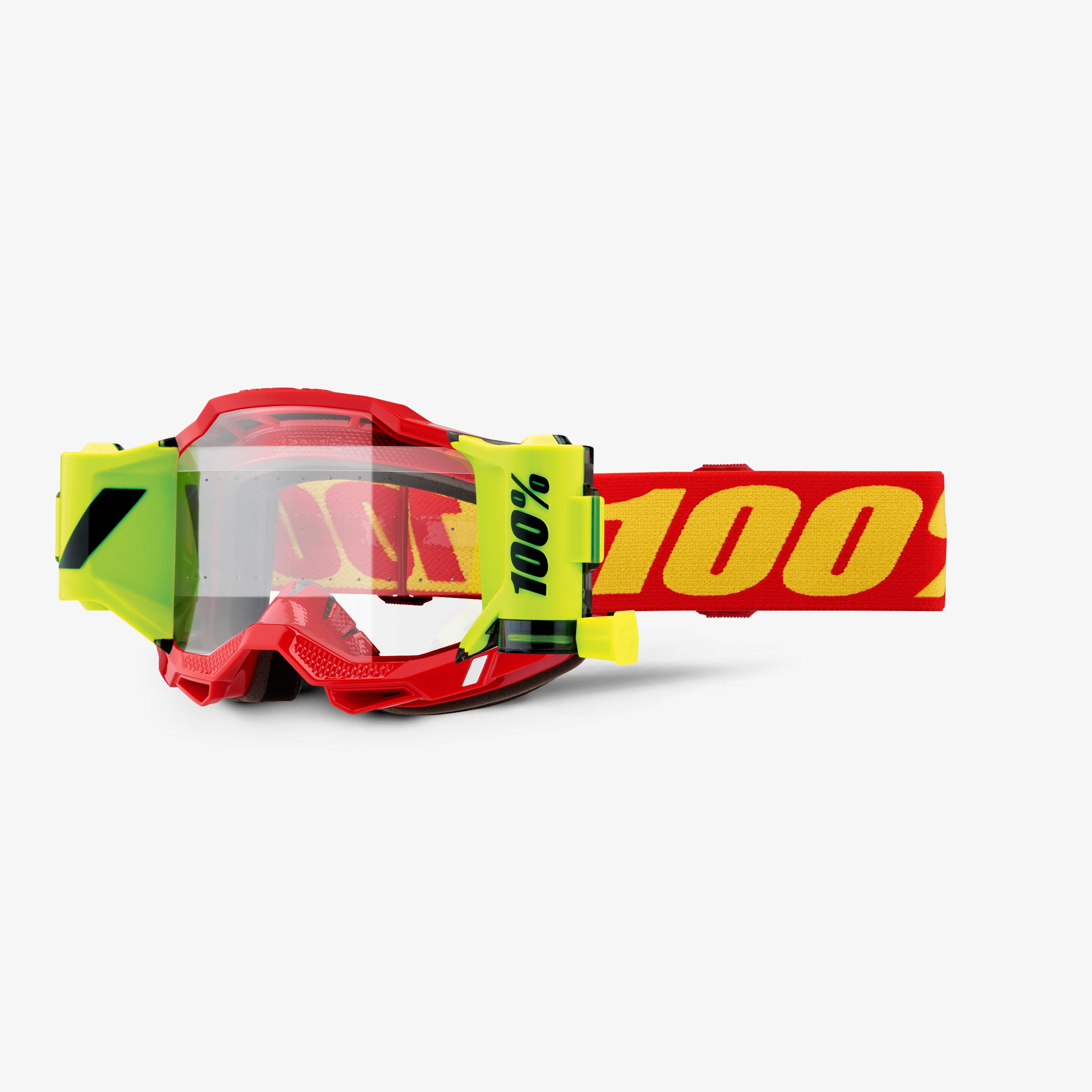 100-accuri-2-forecast-motocross-brille-rot-clear-lens-goggle image 1