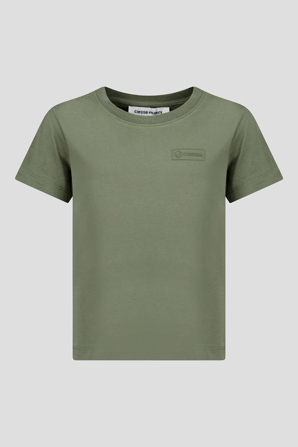 ciesse-t-shirt-herren-gr-n-basic-kurzarm-baumwolle image 1