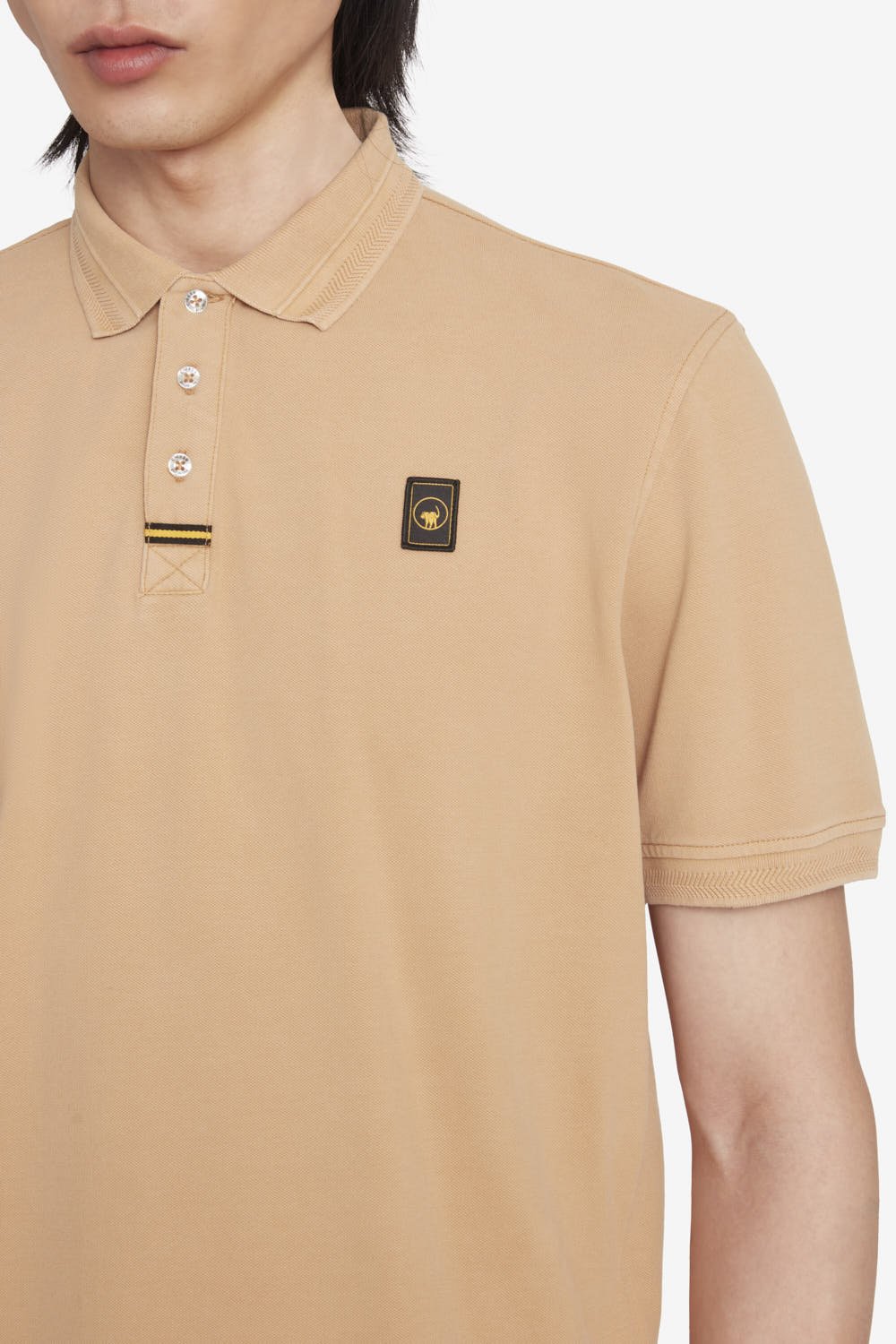 ciesse-outdoor-helmy-4-0-polo-hellbeige-baumwolle-herren image 3