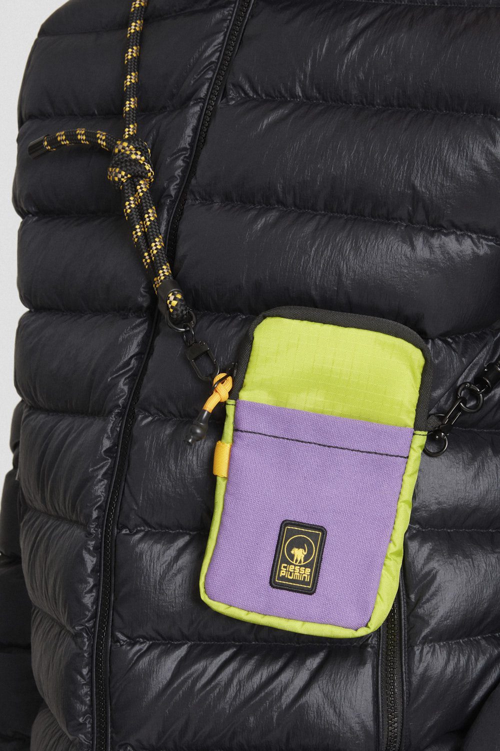 ciesse-outdoor-mini-tasche-ripstop-lime-lila-verstellbar image 5