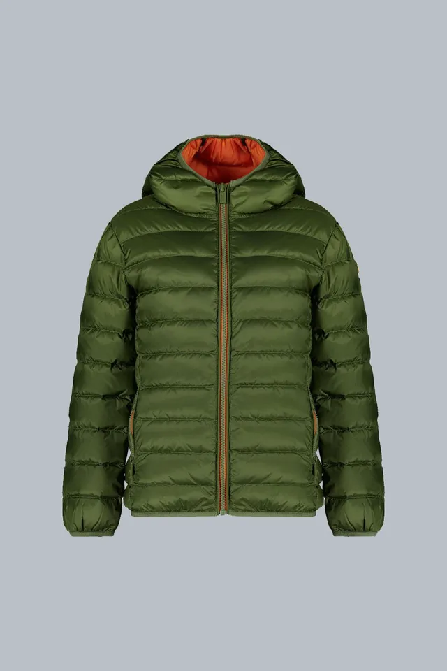 ciesse-piumini-franklin-boy-daunenjacke-gr-n-mit-kapuze image 1